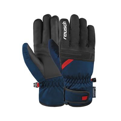Skihandschuhe REUSCH "Baldo R-TEX XT", Damen, Gr. 8, rot (rot, blau), 80% Polyester, 19% Polyurethan, 1% Elasthan, mehrfarbig, klassisch, Handschuhe, warm und wasserdicht Image