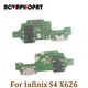 Novaphat pour Infinix S4 X626 USB Dock charge Port Plug casque Audio Jack Microphone câble flexible