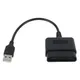 Câble USB 20 pour manette PS2 vers PS3 PC adaptateur USB câble convertisseur manette de jeu vers