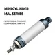 Cylindre à air comprimé Mini alésage série MAL 16/20/25/32/40mm course 25/50/75/100/200