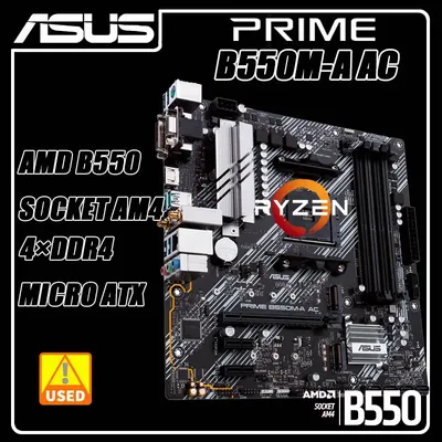 Carte mère B550 AM4 ASUS PRIcloser B550M-A carte mère AC pour processeur Ryzen 5 5600 DDR4 128 Go