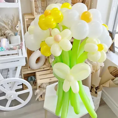 Ensemble de ballons marguerite Bouquet de fleurs colorées macarons pour adultes et enfants