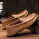 Mocassins Confortables en Cuir group pour Homme Chaussures Bateau Classiques Décontractées