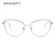 KANSEPT – monture de lunettes en métal pour femmes verres transparents pour myopie Prescription