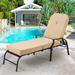 AECOJOY adjustable Outdoor Chaise Lounge Chair Patio Lounge Chair