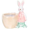 Rabbit Flower Pot Succulent Planter Garden Pot Decorative Flower Pot Resin Flowerpot