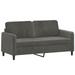 vidaXL Sofa Chair Living Room Accent Upholstered Chair with Armrest Velvet