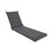 Pillow Perfect Outdoor/ Indoor Herringbone Night Chaise Lounge Cushion 80 x 23