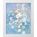 Art Licensing Studio 15x18 White Modern Wood Framed Museum Art Print Titled - Spring Morning in Blue