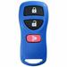 KeylessOption Keyless Entry Remote Control Car Key Fob Replacement for KBRASTU15 CWTWB1U733-Blue