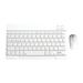 Dezsed Wireless Keyboard And Mouse Clearance Bluetooth Keyboard & Mouse Portable Mini Bt Wireless Keyboard & Mouse for Android Windows Pc Tablet White