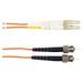 Black Box Om1 62.5/125 Multimode Fiber Optic Patch Cable - Ofnr Pvc St To Lc Orange 3-m (9.8-ft.) (EFN110003MSTLC)