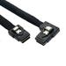 Chenyang CY Ultra Slim Flat Left Angled 90 Degree Mini SAS 36pin SFF-8087 to 8087 Data Raid Cable 80cm Cable