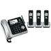 AT&T TL86109 + (2) TL86009 2-Line Digital Answering System w/ Dual LCD Display