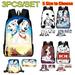 101 Dalmatians Casual School Bags Cute Vivid Cute Pattern Camping Bagpack with Pencil Case 3Pcs for Boys Aged 7 to 15 Years for Gift to Friens