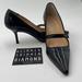 Coach Shoes | Coach A3103 Amaris Black Leather Heels 8b | Color: Black | Size: 8