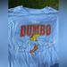 Disney Tops | Disney T Shirt Womans Medium Dumbo Baby Blue Short Sleeve | Color: Blue | Size: M