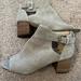 Nine West Shoes | Nine West Size 9 Peep Toe Ankle Bootie | Color: Tan | Size: 9