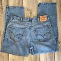 Levi's Jeans | Levis 550 Relaxed Fit Men’s Jeans Size 38x30 Denim Cotton Medium Wash | Color: Blue | Size: 38