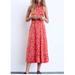 Zara Dresses | Nwt Zara Printed Halter Dress | Color: Pink/Red | Size: S