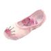 JDEFEG Shoes for Girls 9 Years Old Children Shoes Dance Shoes Warm Dance Ballet Performance Indoor Shoes Yoga Dance Shoes Little Girl Light Up Shoes Rose Gold 23