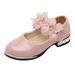 JDEFEG Girls Wedges Sandals Autumn Children Shoes Flower Single Shoes Korean Children Dance Shoes Princess Shoes Leather Shoes Girls Slippers Rubber Rd2 26