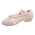 JDEFEG Casual Womens Shoes Size 9 Women s Canvas Dance Shoes Soft Soled Training Shoes Ballet Shoes Sandals Dance Casual Shoes Low Wedge Formal Shoes Beige 39