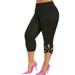 KI-8jcuD Extra High Waisted Firm Compression Legging Leggings Size Women Fashion Waist Elastic Casual Hollow Solid Plus Pants Pants Pants For Women Womens Leggings With Pockets Under Shorts Women Co