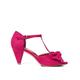 Joe Browns Damen Peep-Toe-Schuhe mit Schleife vorne, T-Steg, Sandalen Pumps, hot pink, 39 EU