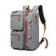 iTopschy Backpack men, Convertible Backpack 17.3 Carry Backpack Travel Backpack Water Resistant Scratch-Resistant Multifunctional Handbag Bag for Men business(Grey)