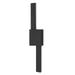 Cal Lighting Jaca Twin Backlit Acrylic & Metal Wall Sconce in Black Iron