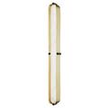 1 Light Modern Vanity Light in Modern Style 3.25 inches Wide By 30.5 inches High-Aged Brass Black Finish Bailey Street Home 116-Bel-4313427
