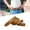 Ceinture en Faux cuir Vintage pour hommes 80%/110/115/120 CM boucle Cool ceinture pour