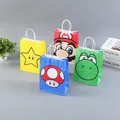 Sacs cadeaux fourre-tout Super Mario Bros Mario Luigi chambre plus lente figurines d'anime