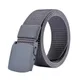 Ceinture à la mode pour hommes ajustable à boucle exquise légère assortie avec tout avec boucle