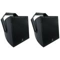 2 JBL AWC159 15 300w Indoor/Outdoor 70V Black Surface Mount Commercial Speakers