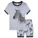 DNDKILG Toddler Baby Boy 2 Piece T Shirts and Shorts Set Clothes Set Outfits Short Sleeve Summer Cartoon with Gray 1Y-7Y 3