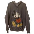 Disney Jackets & Coats | Disney Land Micky Mouse Gray Full Zip Hoodie Jacket Xl | Color: Gray | Size: Xl