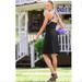 Athleta Dresses | Athleta Sports Dress With Tie-Dye Racer Back Straps | Color: Black/Purple | Size: Xs