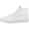 Vans SK8-Hi Canvas Unisex-Adult Hi-Top Sneaker, True White, 5 UK (38 EU)