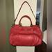 Coach Bags | Coach Madison Gathered Carrie Tote Coral 21281 | Color: Cream/Orange | Size: Os