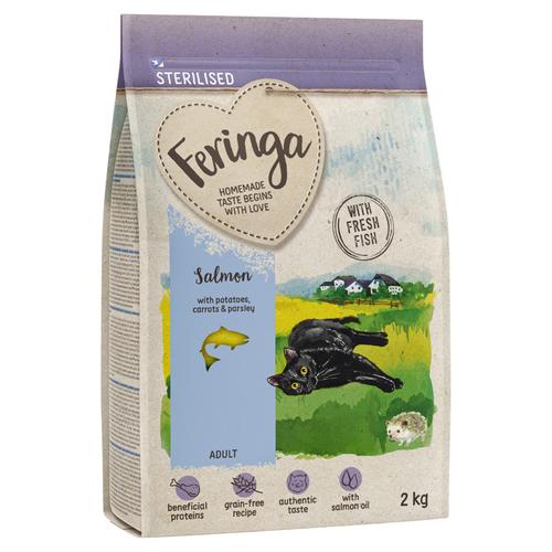 2kg Feringa Adult Sterilised Lachs Katzenfutter trocken