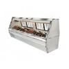 Howard-McCray SC-CFS35-10-LED 119" Full Service Fish/Poultry Case w/ Straight Glass - (1) Pan, 115v, White