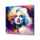 Marilyn Monroe Colourful Canvas Art Print Picture Wall Hanging Handmade Home Decor Customised Gifts Wall Art Fast Free UK