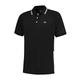 DUNLOP Herren CLUB POLO, Sport Tennis Polo Hemd T-Shirt, Schwarz/Weiß