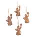 Novica Handmade Simple Angels Wood Ornaments (Set Of 4)
