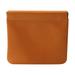 Yubatuo PU-Leather Pocket Cosmetic Bag Cute Small Portable Makeup for Purse Pouch Mini Pu Leather Waterproof Makeover Travel Storage Toiletry for Women Ginger