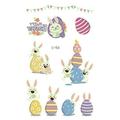 Easter Party Decorations Z50 Christmas Special Temporary Party Easter Easter Kids for Glow Sticker Tattoos Tattoos Decorations Wall Sticker