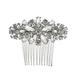 Headpiece Bridal Hairpin Flower Leaf Hair Comb Wedding Jewelry Bridal Crystal Hair Ornaments Rhinestone Hair Comb Pearl Tiara Bridal Hair Accessories 1