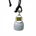 Logo Black And Yellow Strips No Stepping Wind Chimes Bell Car Pendant